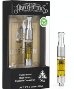 1G LIVE RESIN VAPE CARTRIDGE - HEAVY HITTERS
