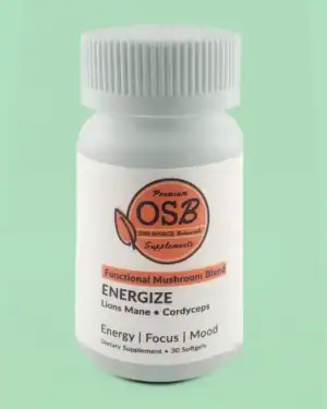One Source Botanicals Energy + Focus Mushroom Extract Capsules