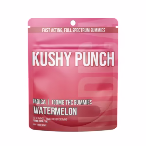 WATERMELON-Cannabis Infused Individual Gummies-Kushy Punch