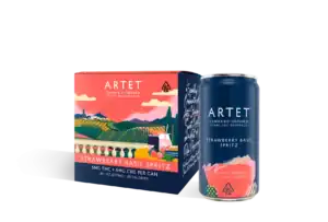 Strawberry Basil Spritz (4-Pack)-Artet