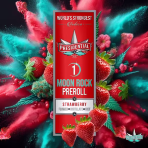 Strawberry Moonrock Infused Pre-Roll 1g – Presidential