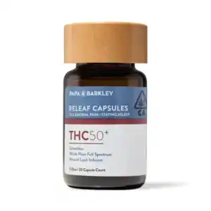 THC50 Releaf Capsules - 20 Count-Papa & Barkley